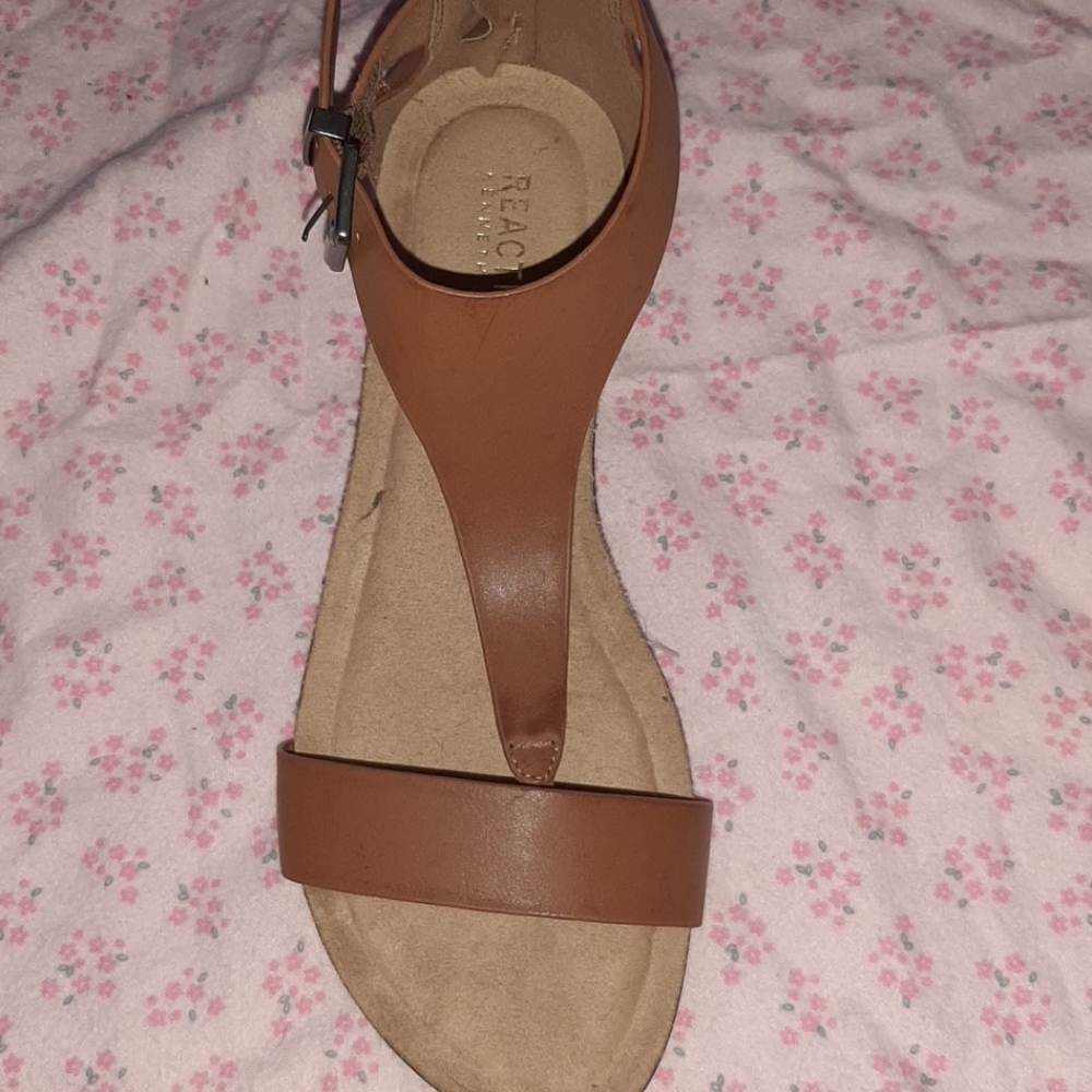 Brown Leather Strap Sandals
